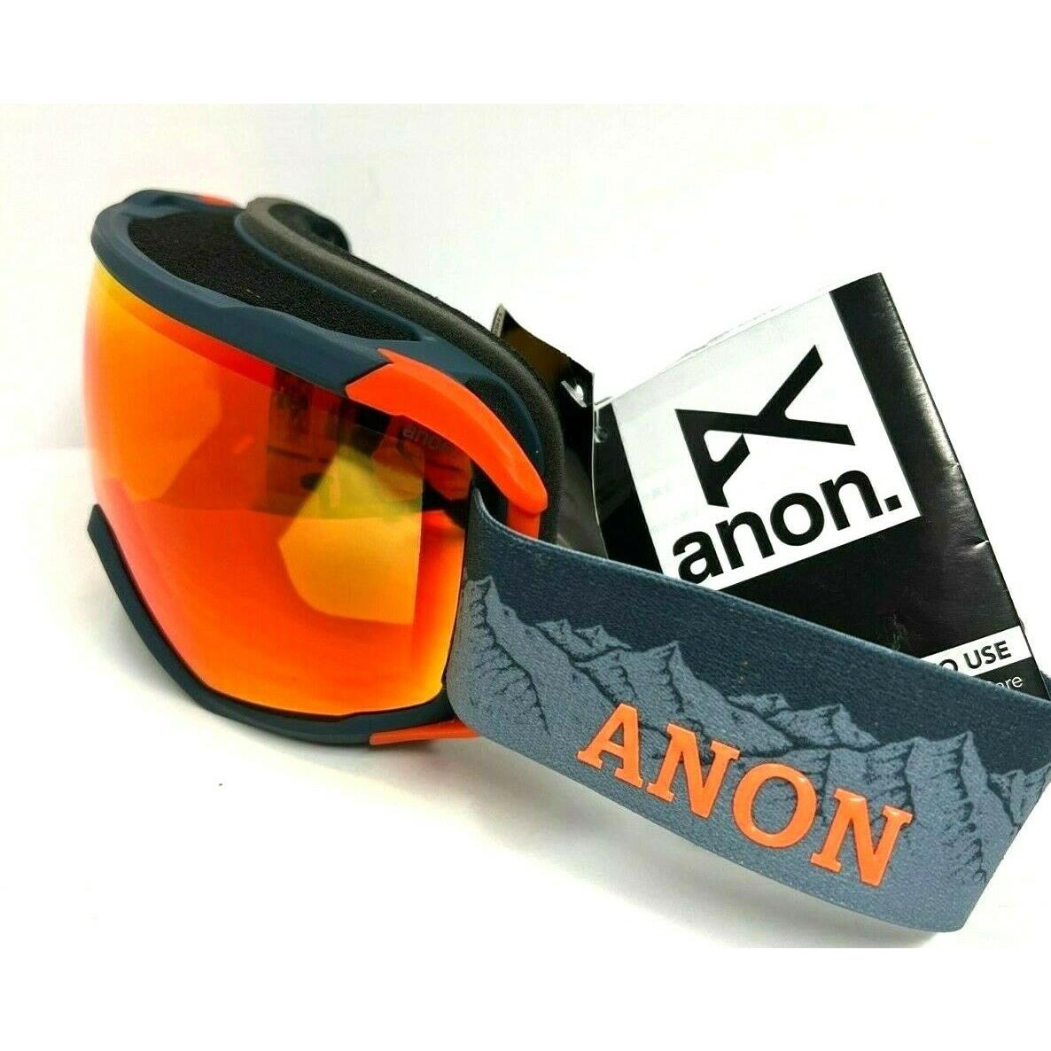 Anon Circuit Snow Ski Goggles Sonar Red Zeiss Lens Burton