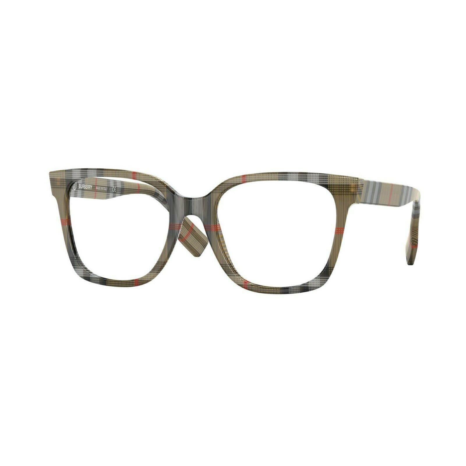 Burberry Evelyn BE 2347 3944 Vintage Check Square Women Eyeglasses