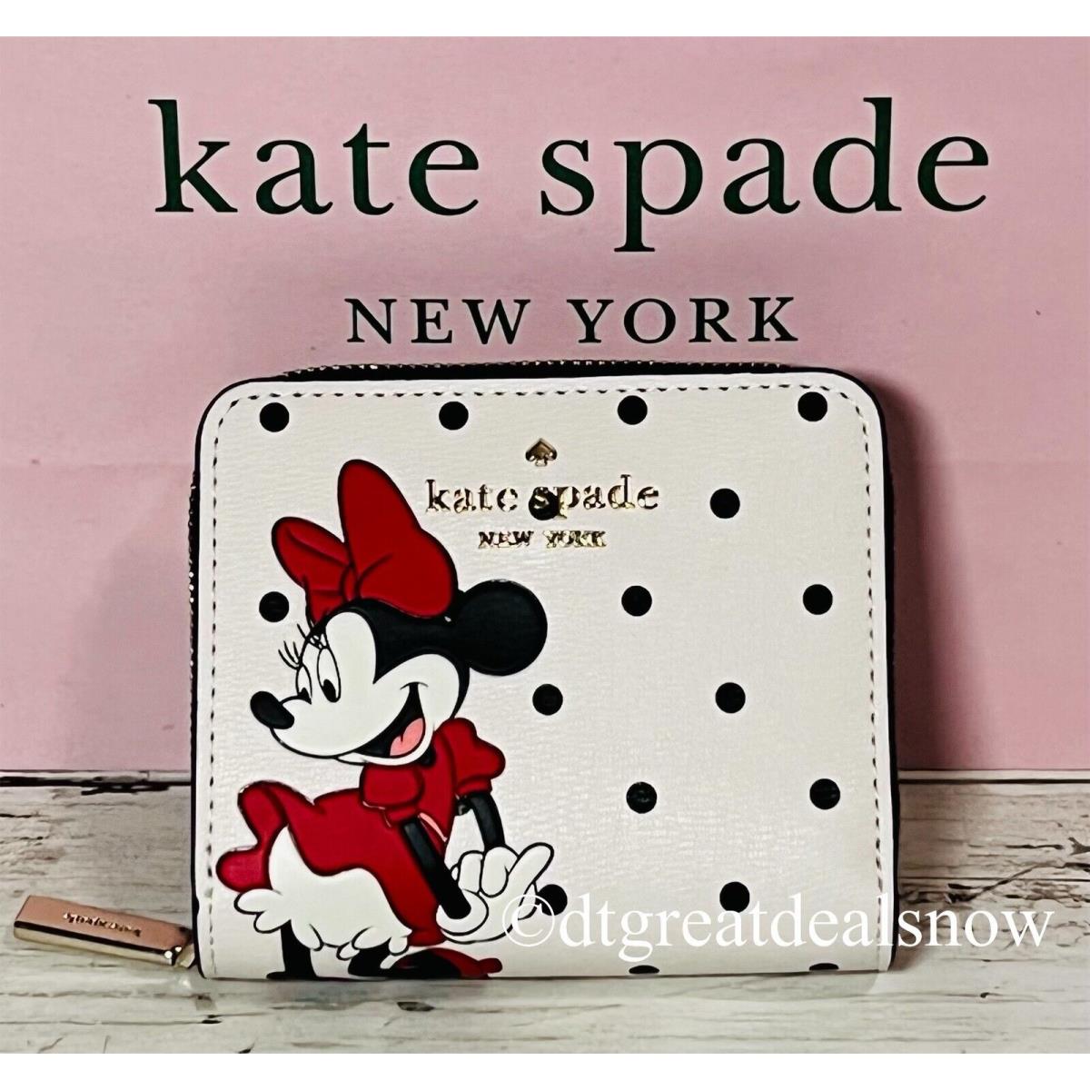 Kate Spade x Disney Minnie Mouse Zip Around Wallet