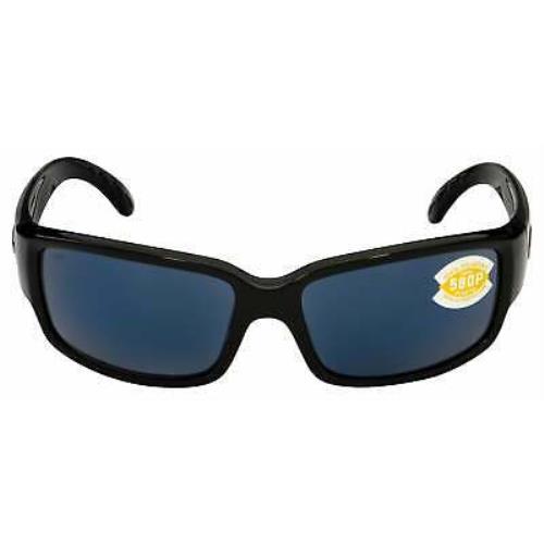 Costa Del Mar-caballito 11 Ogp Sunglasses Shiny Black Polarized Gray 580P