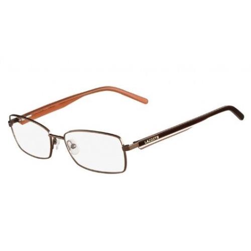 Lacoste L2144 2144 210 Brown Unisex Eyeglasses Ophthalmic Frame 52-16-135MM