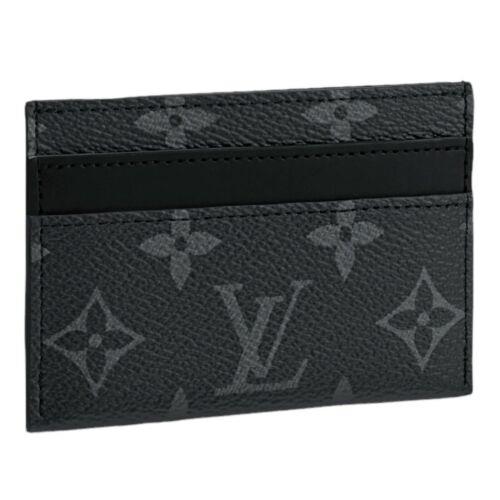 Louis Vuitton Black Monogram Eclipse Cardholder Card Holder Wallet Card Case