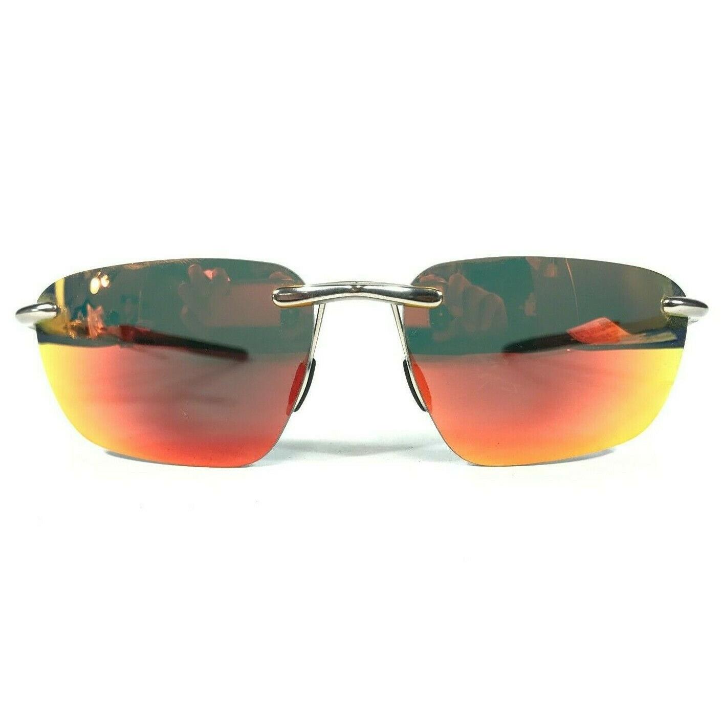 Uvex Sunglasses Sportstyle 02 Silver Wrap with Blue Orange Lenses 60-16-130