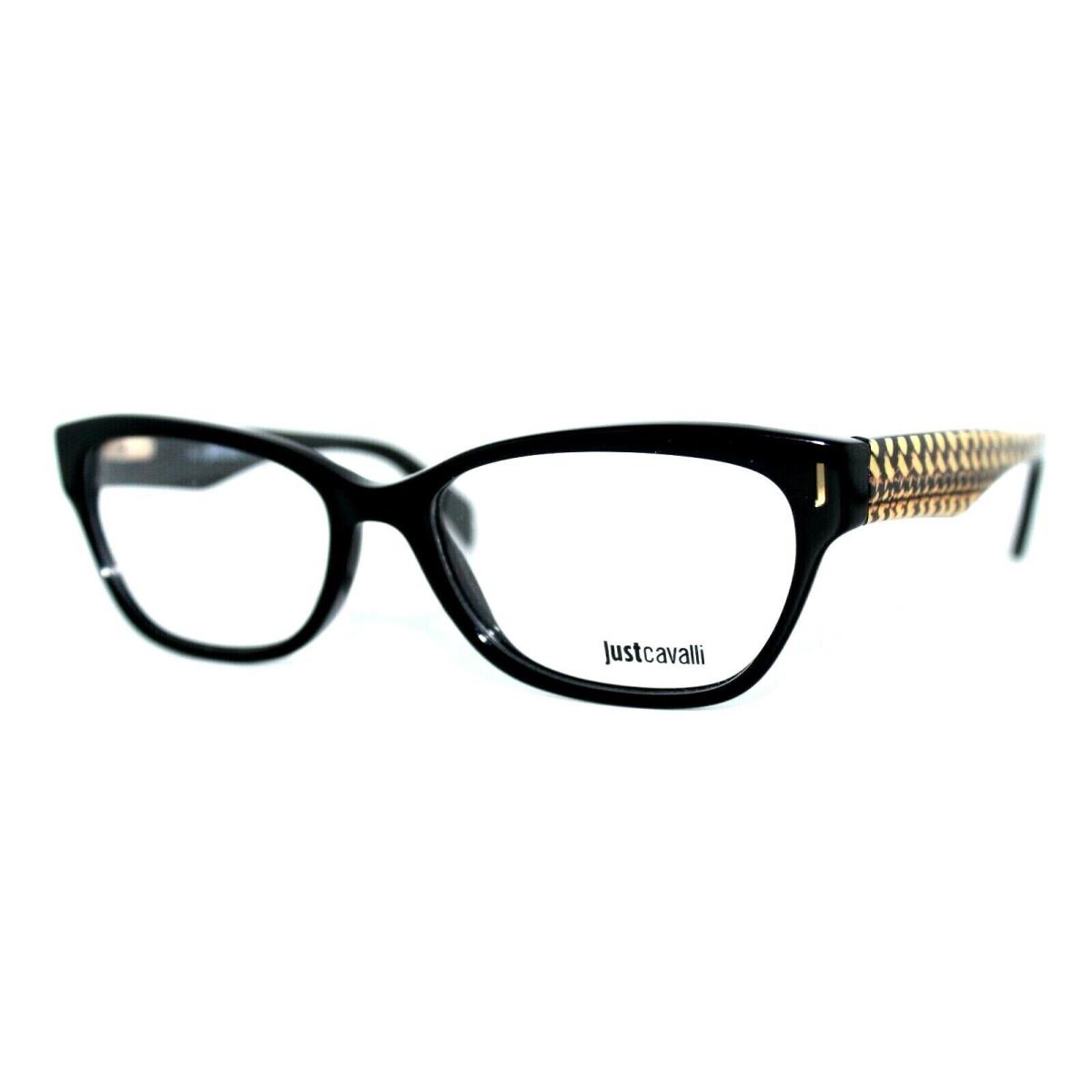 Just Cavalli JC0746 A01 Black Eyeglasses Frames 53-16-135MM W/case