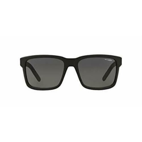 Arnette Men`s AN4218 Swindle Rectangular Sunglasses Matte Black/grey 57 mm