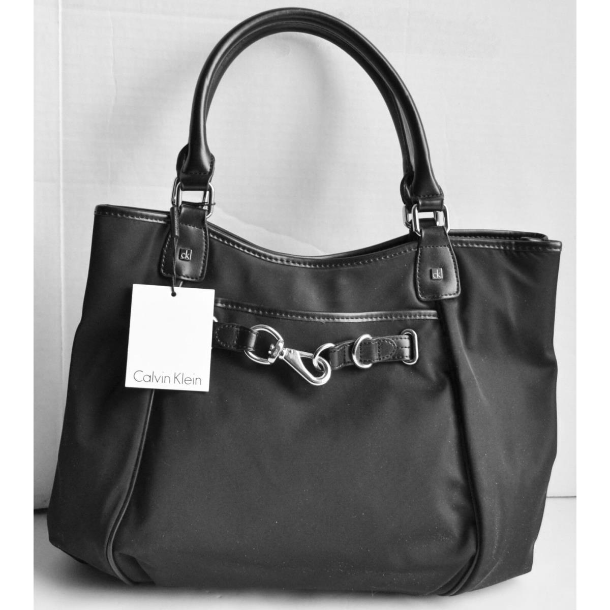 Calvin Klein Satchel Black Bag Handbag Sac Bolsa