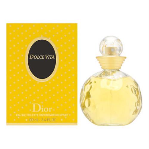 Dolce Vita by Christian Dior For Women 3.4 oz Edt Spray