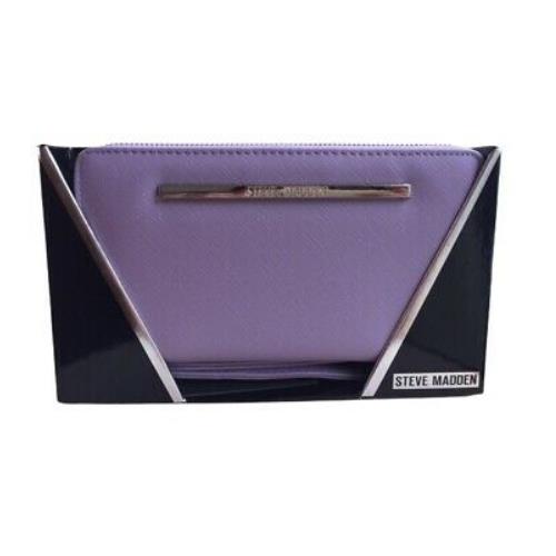 Steve Madden Women`s Bzip Wallet Wristlet Lavender