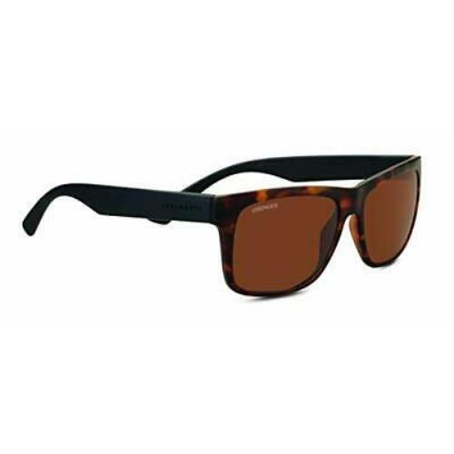 Serengeti Positano Sunglasses Satin Tortoise/satin Black Unisex-adult Medium