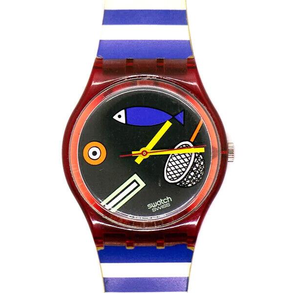 Mint 1993 Swatch Artists Fritto Misto GR114 Watch Design by Du Pasquier Vintage