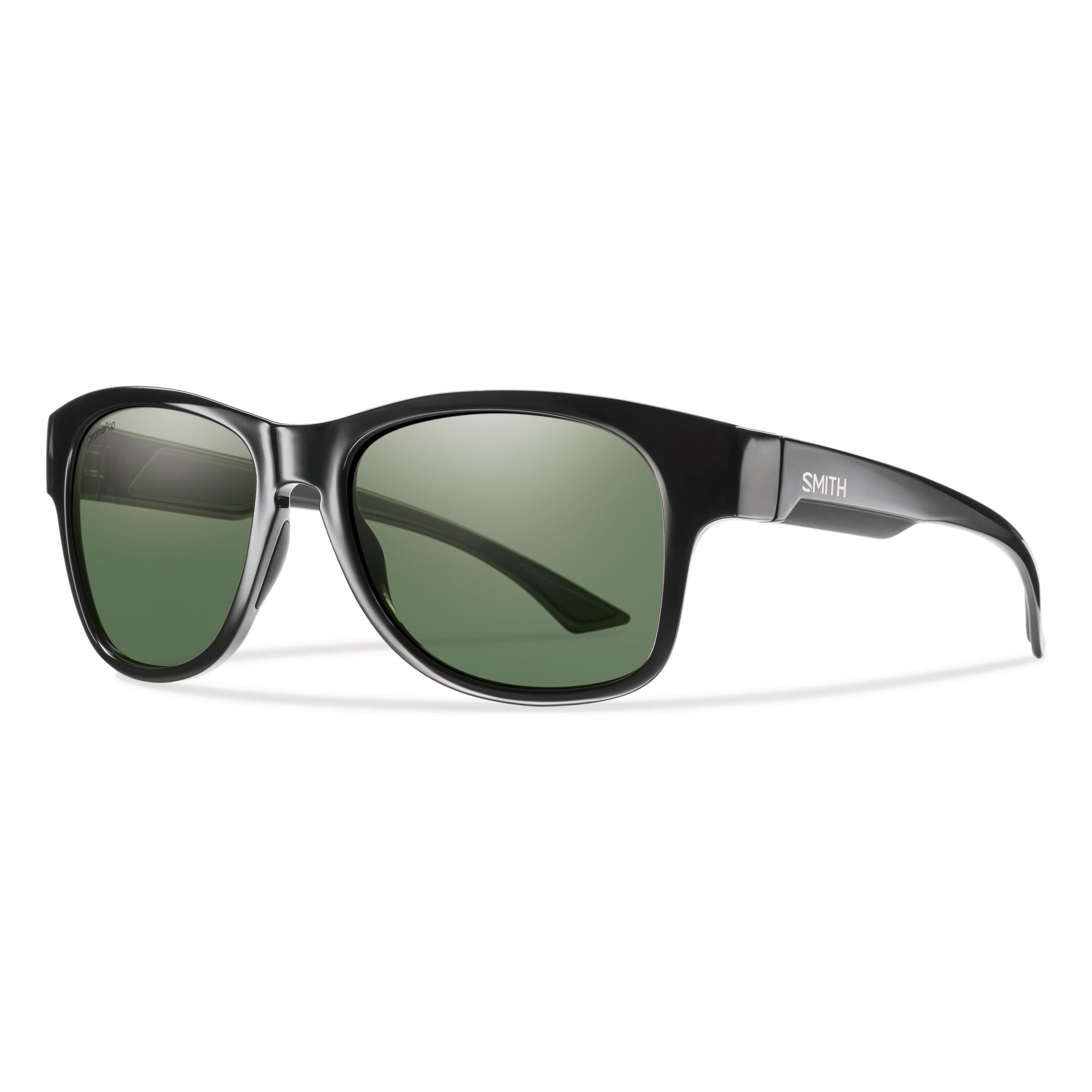 Smith Optics Wayward Polarized Sunglasses BLACK/POLAR GRAY GREEN CHROMAPOP