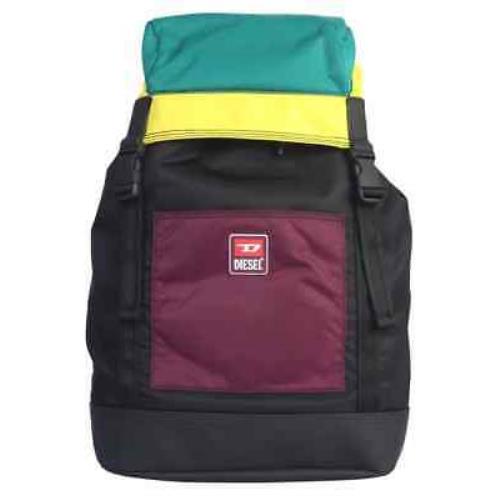 Diesel Men`s F-suse Backpack in Colorblock Nylon X06625-PR027-H7297