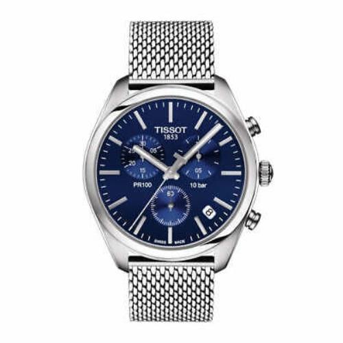 Tissot T1014171104100 PR 100 41MM Men`s Chronograph Stainless Steel Watch