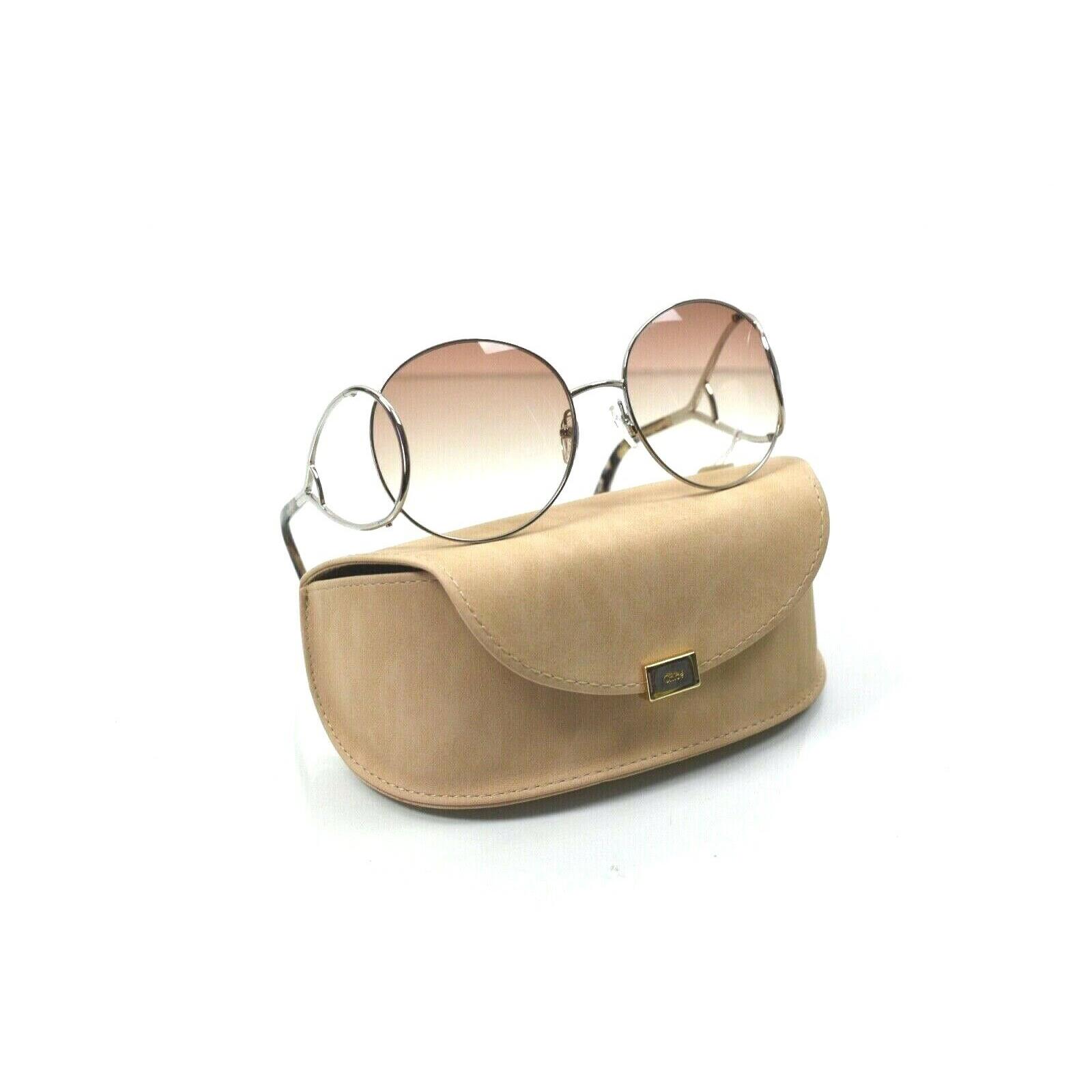 mod 63mm round sunglasses chloe