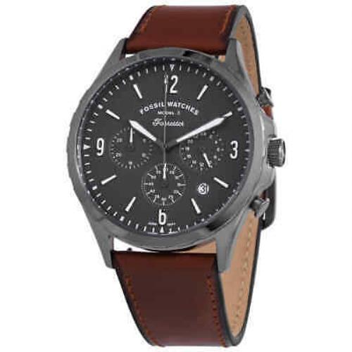 Fossil Forrester Chronograph Grey Dial Men`s Watch FS5815