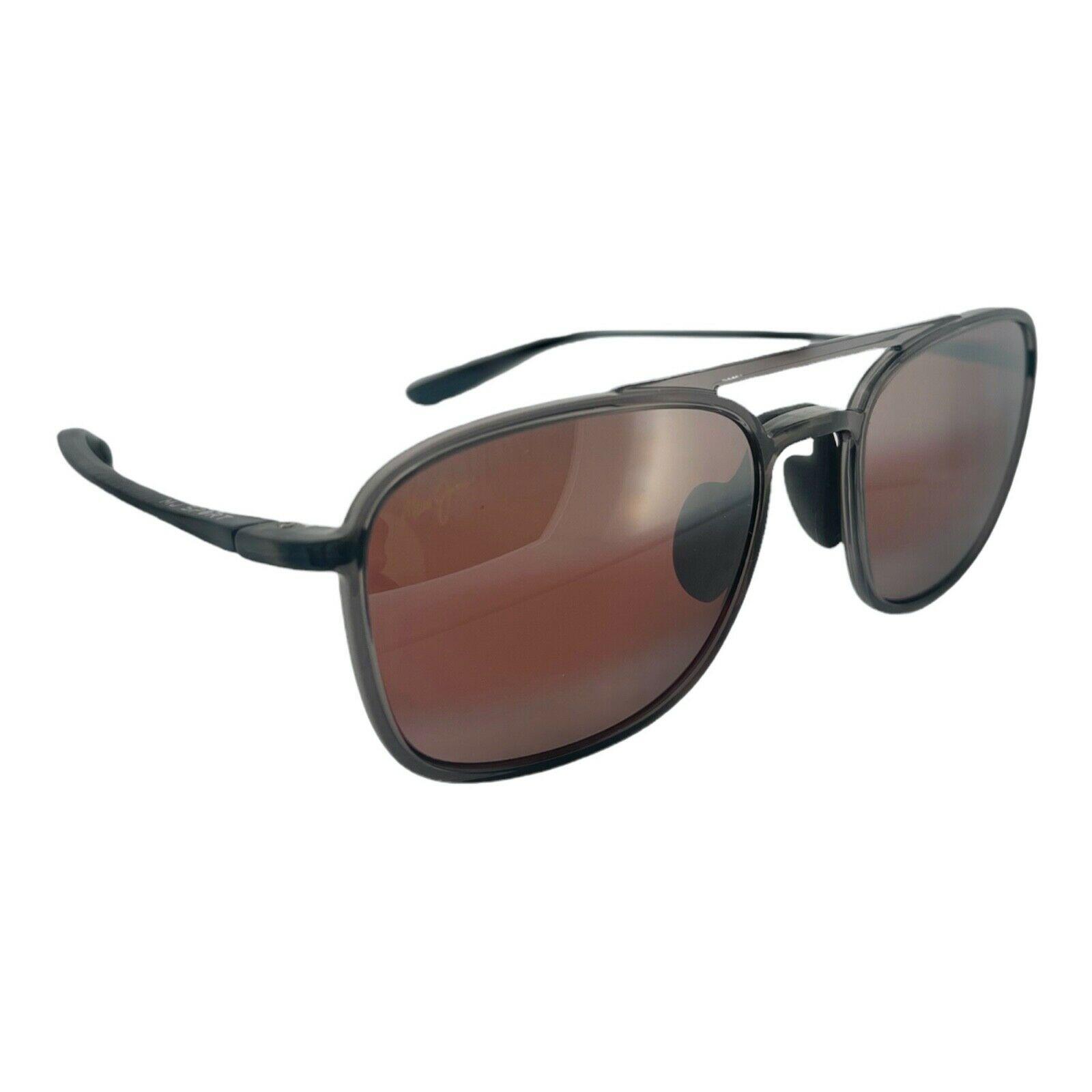 Maui Jim Unisex Sunglasses MJ447-020 Smoke Grey Frame Brilliant Rose Lens