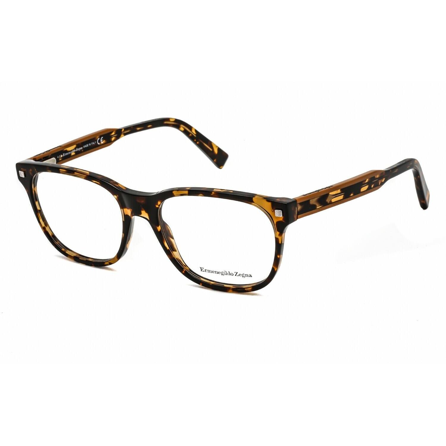 NY22 Ermenegildo Zegna EZ5120 Tortoiseshell Unisex Plastic Eyeglasses 54mm