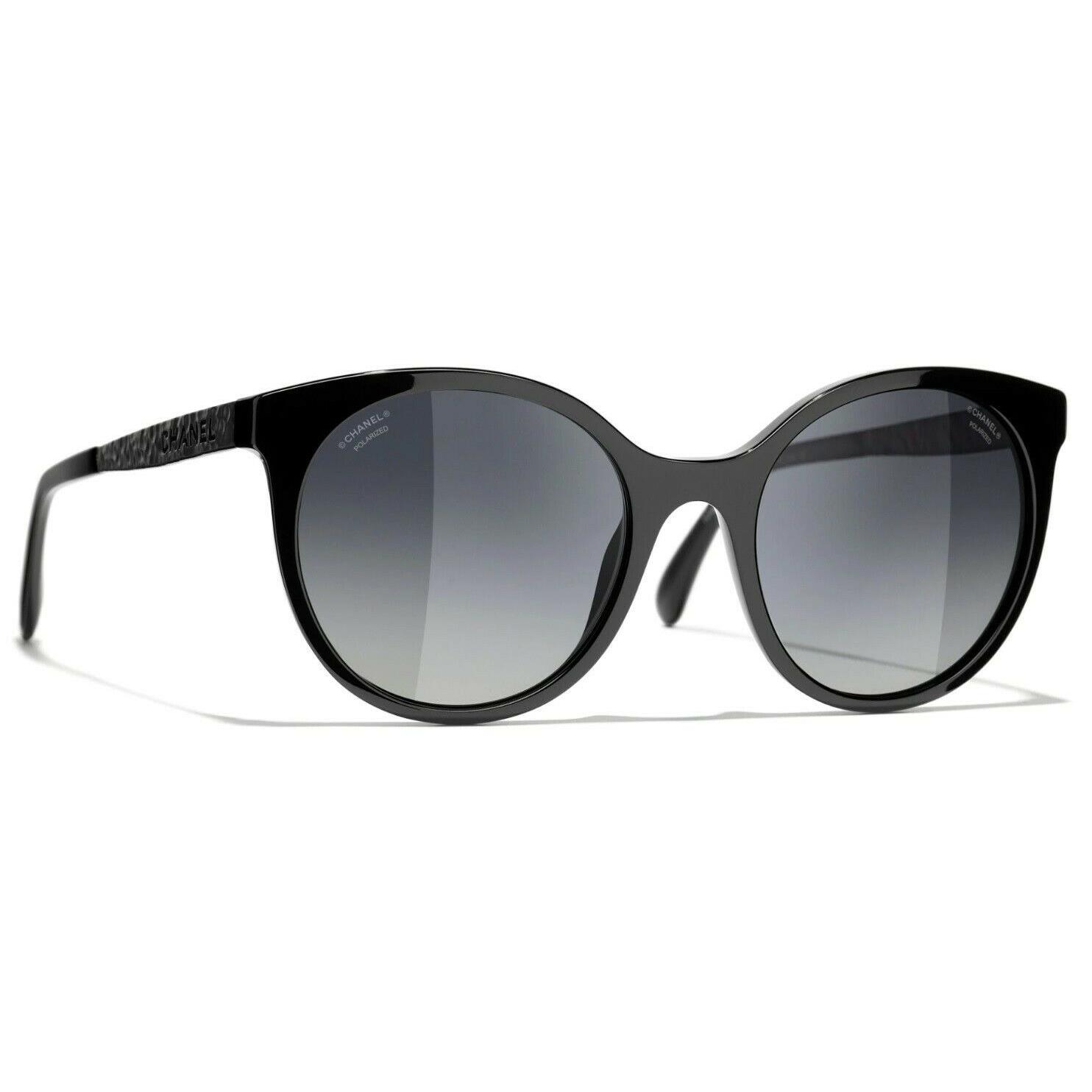 Chanel Pantos 5440-A C888/S8 Sunglasses Black/grey -made in Italy