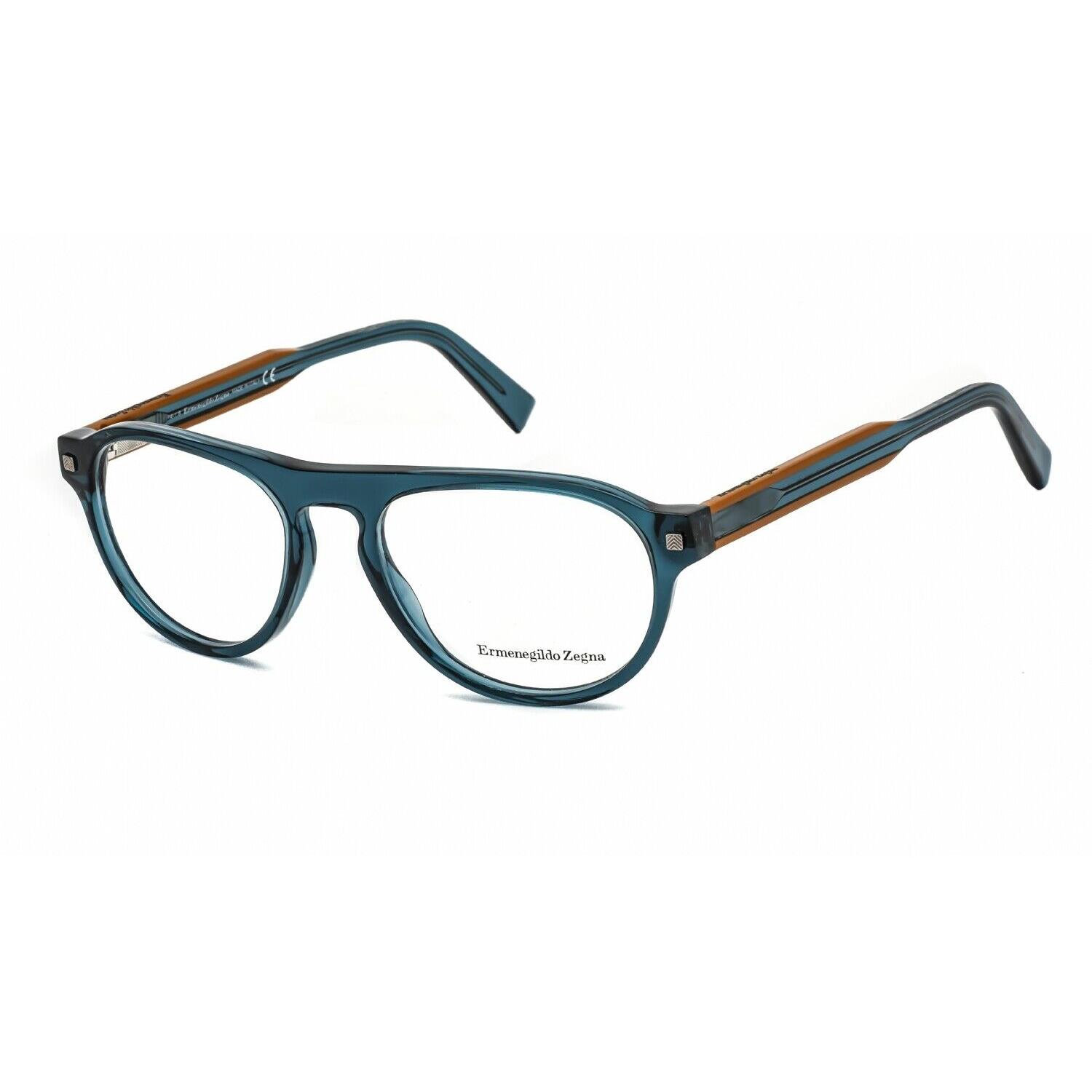 NY22 Ermenegildo Zegna EZ5127 Green Men`s Plastic Eyeglasses 52mm