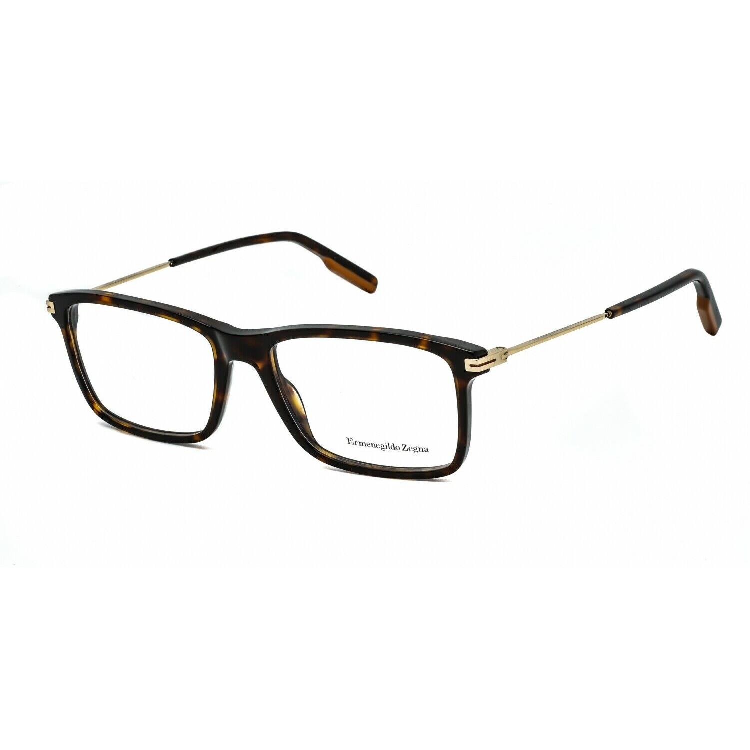 NY22 Ermenegildo Zegna EZ5149 Classic Dark Havana Men`s Plastic Eyeglasses 55mm
