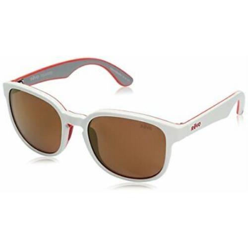 Revo Sunglasses Revo Re 1028 Kash Polarized Sunglasses White/coral/grey Open