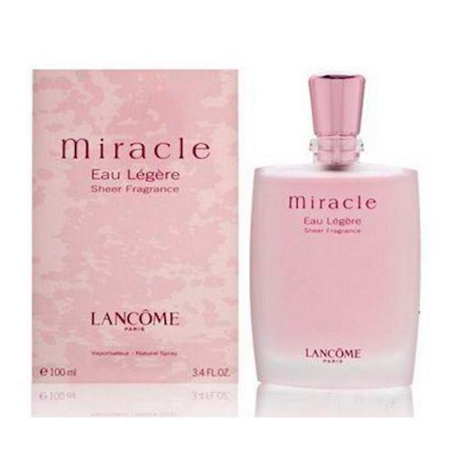 Lancome Miracle Eau Legere Sheer Fragrance For Women 100ml-3.4oz Spray BQ03