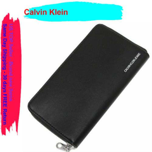Calvin Klein Jeans Limited Edition Gift Box Sculpted Embossed Logo Lg Zip Walle
