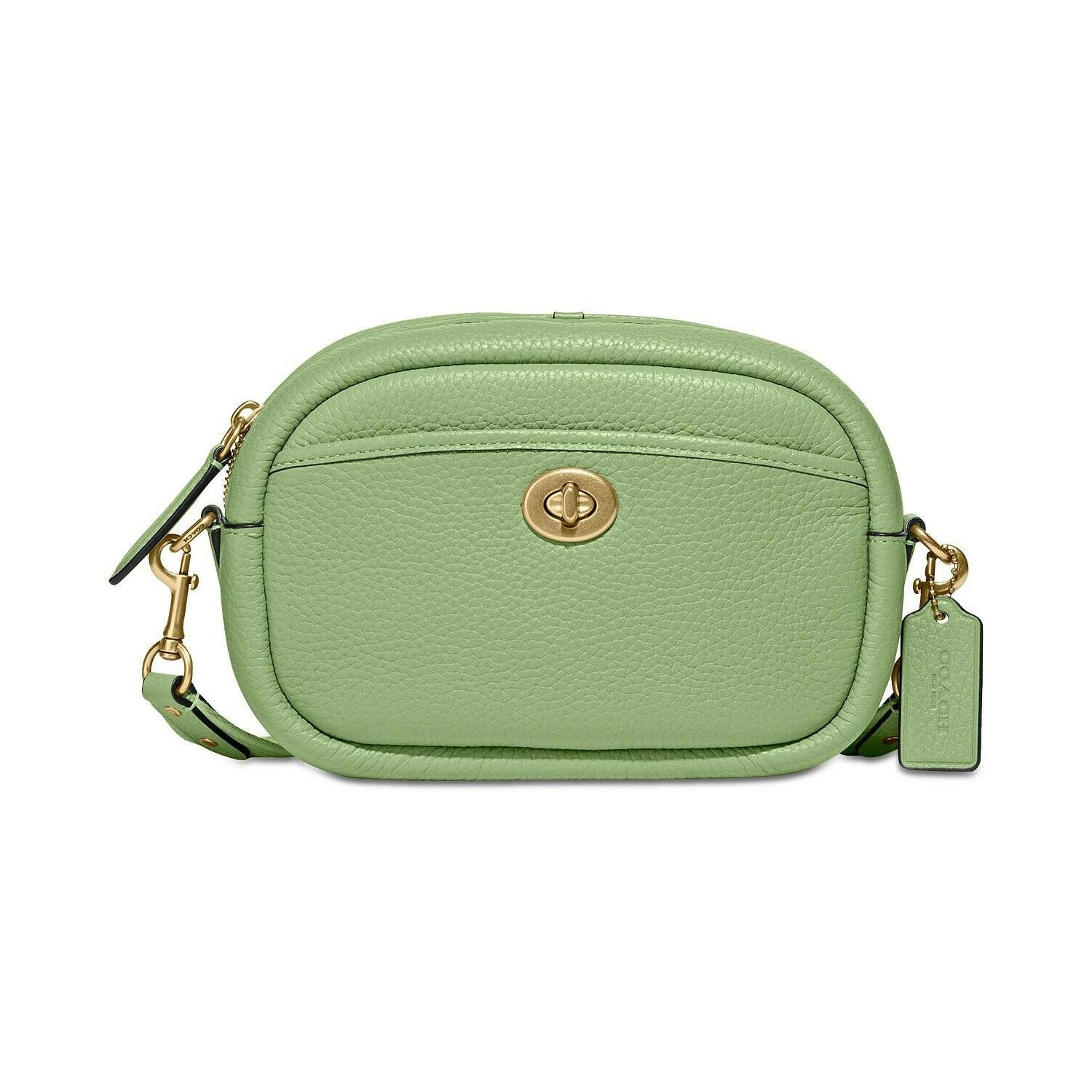 Coach Leather Camera Bag Pale Pistachio Packaging