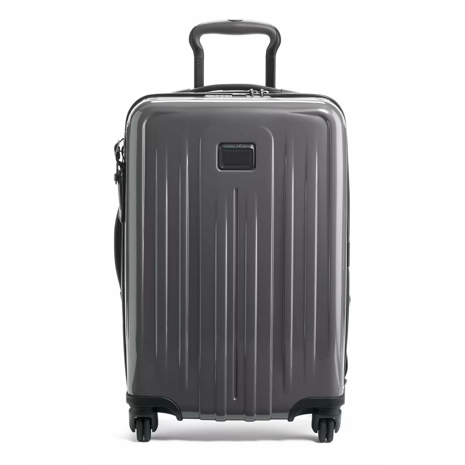 Tumi V4 International 22-Inch Gray Expandable Wheeled Carry-on Spinner 9002