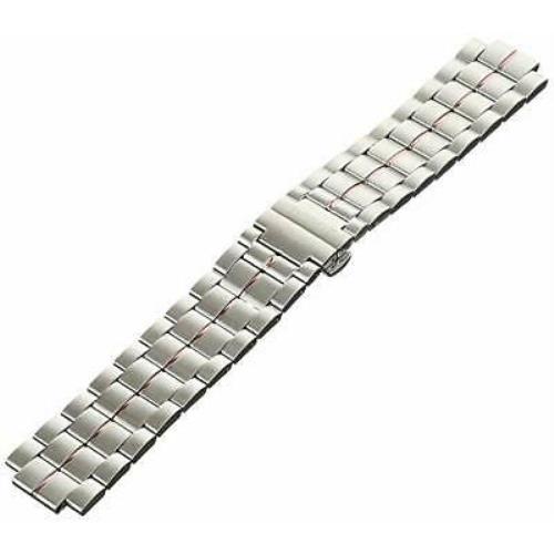 Tissot Unisex-adult Stainless Steel Watch Strap Silver/rose Gold T605033551