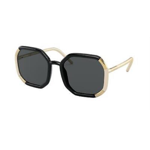 Prada PR 20XS 02F5S0 Square Black Dark Grey 58 mm Women`s Sunglasses