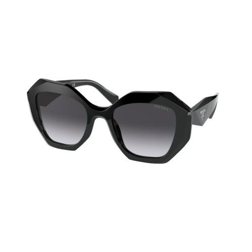 Prada PR 16WS 1AB5D1 Black-grey Gradient Lens Sunglasses 53MM