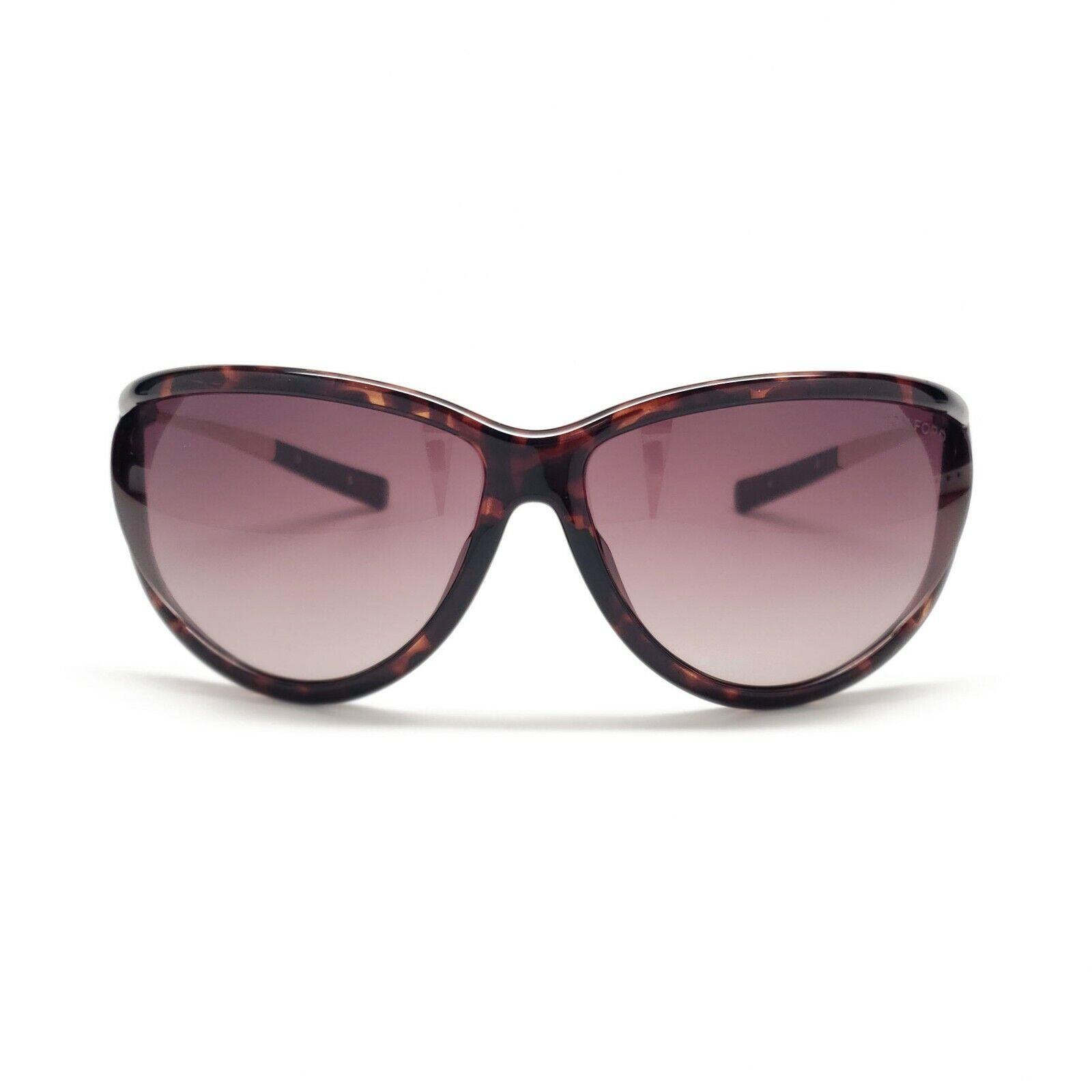 Tom Ford Tammy Sunglasses in Dark Havana/gradient Brown
