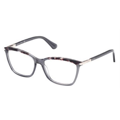Guess GU2880 Eyeglasses Women Gray Square 54mm