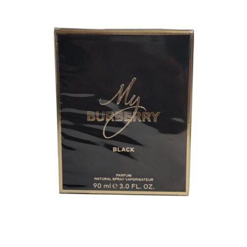 My Burberry Black by Burberry Parfum Spray 3 oz Packaging