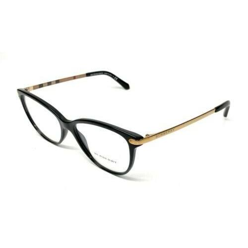 Burberry BE 2280 3001 Black Eyeglasses W/ Case 54-16