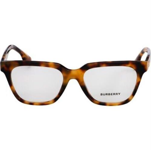 BURBERRY-BE2324 Dorien 3884 Rectangle Eyeglasses Dark Havana