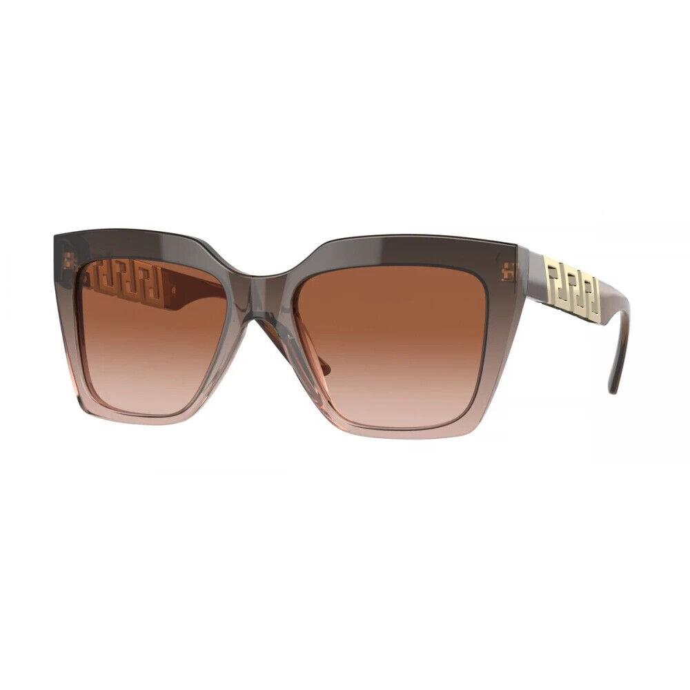 Versace VE4418 - 533213 Brown Transp Gradient Beige-brown Gradient Sunglasses