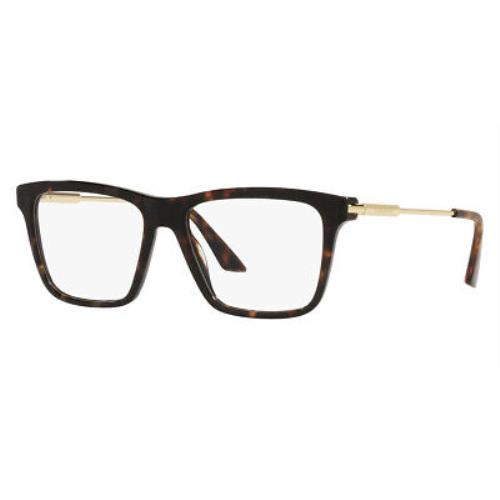 Versace 0VE3308 Eyeglasses Men Havana Rectangle 55mm
