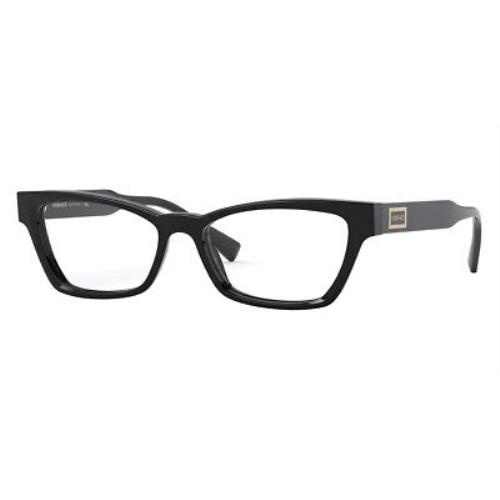 Versace VE3275 Eyeglasses RX Women Black Cat Eye 53mm
