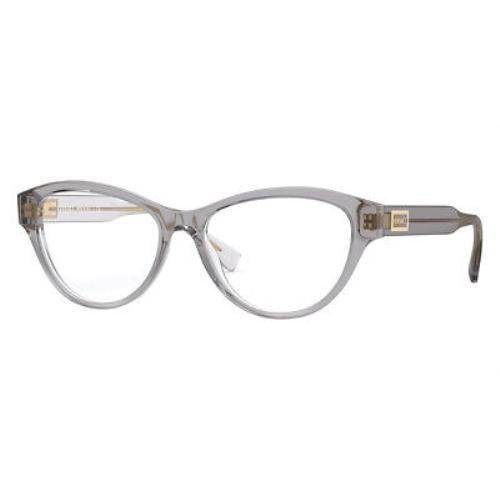 Versace VE3276 Eyeglasses RX Transparent Grey Cat Eye 54mm