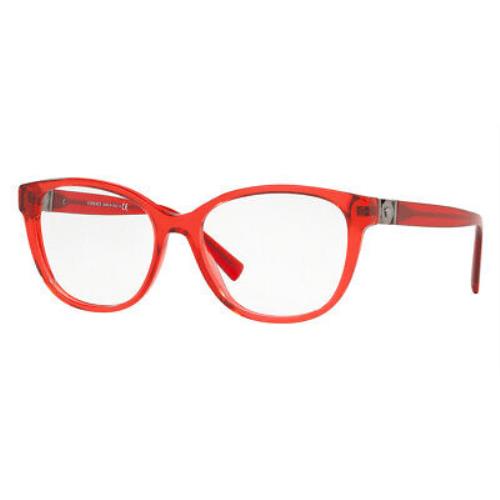 Versace VE3273 Eyeglasses Women Transparent Red 54mm