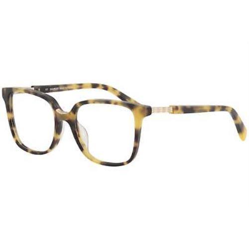 Balmain Men`s Eyeglasses BL1075 BL/1075 C04 Yellow Tortoise Optical Frame 53mm
