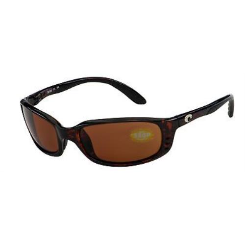 Costa Unisex Brine Sunglasses Adult Copper 580P/Tortoise Frame OS Sunglasses