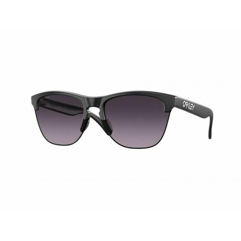Oakley OO 9374-49 Frogskins Lite Matte Black / Prizm Gray Sunglasses OO9374