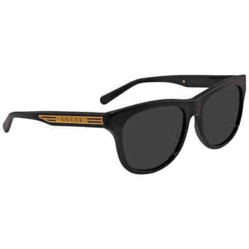 Gucci Grey Aviator Men`s Sunglasses GG0980S 001 55 GG0980S 001 55