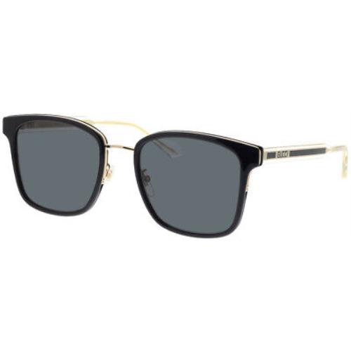 Gucci GG0563SKN-001-55 Black Sunglasses