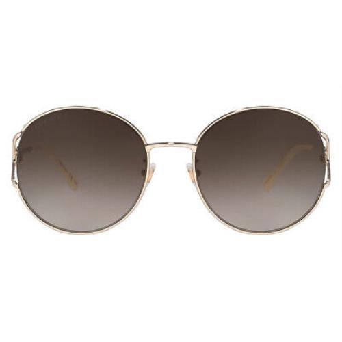 Gucci GG1017SK Sunglasses Women Gold Square 58mm