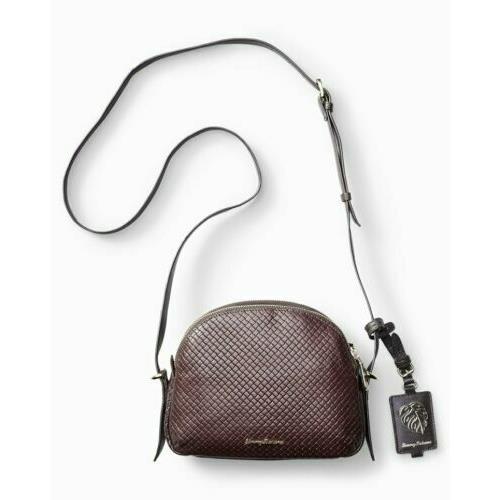 Tommy Bahama St. Augustine Double-zip Leather Crossbody Bag