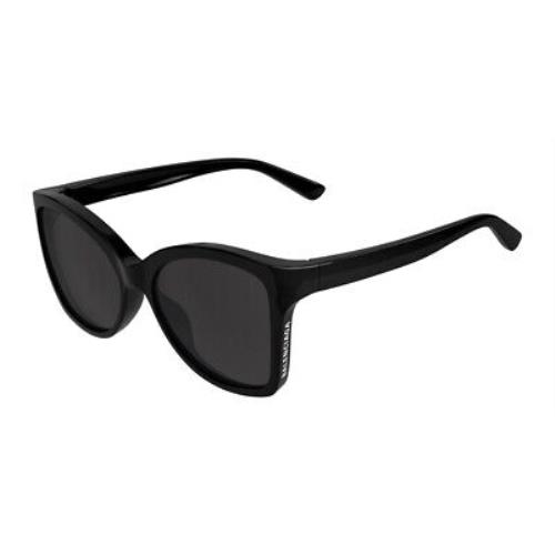 Balenciaga BB0150S Sunglasses Women Black Butterfly 58mm